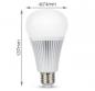 Preview: 9 Watt /E27 RGB CCT LED Birne (FUT012)