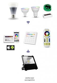 4-Zone RGB+CCT Wand-Fernbedienung 230V (T4)