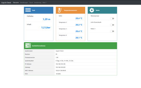 Liquid-Check SM1 mit Schaltmodul