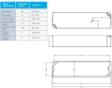 Transformator LED Netzteil Treiber - 100 W, 12 V DC, 8 A IP65